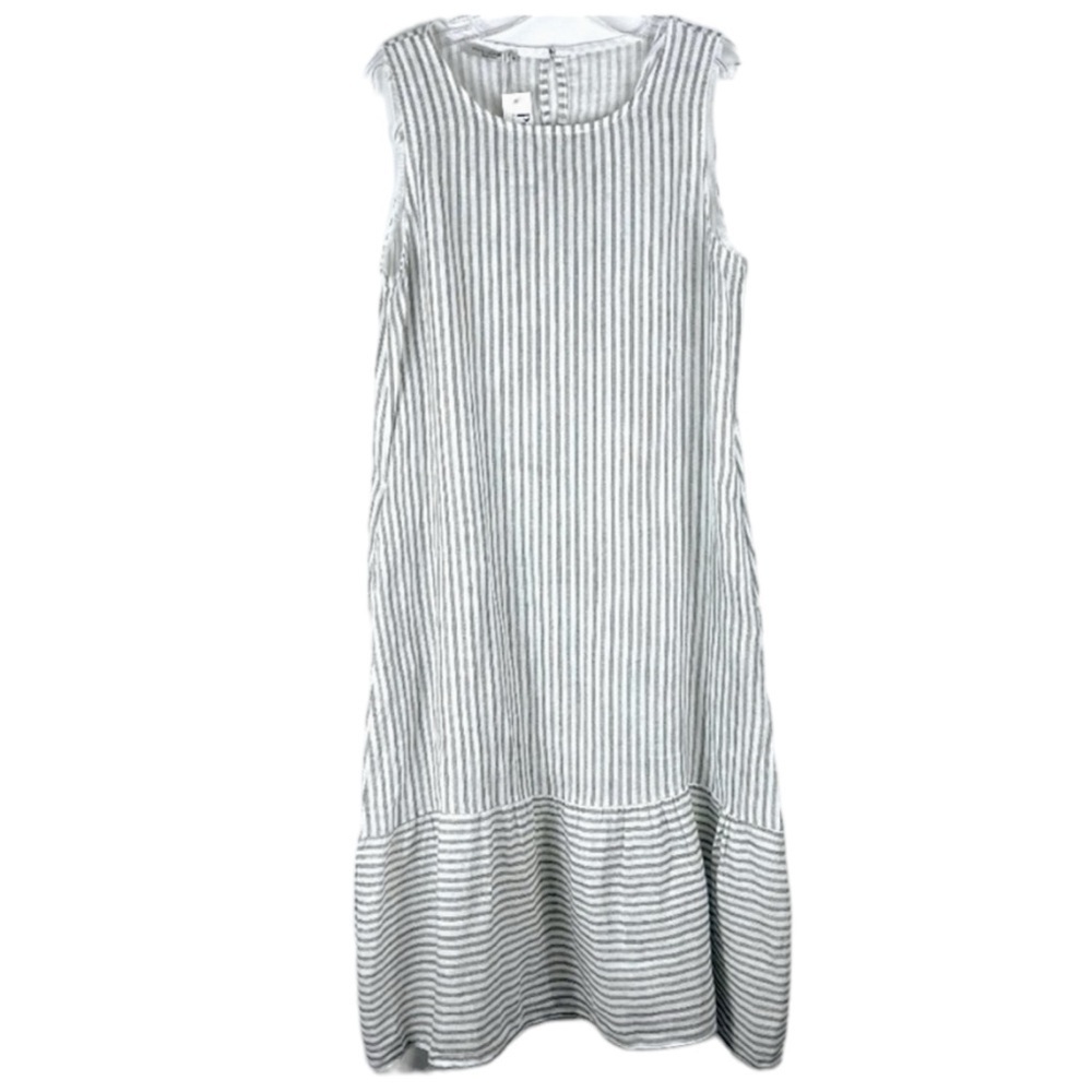 NWT Francesca Bettini striped linen dresses Szs S, M, L